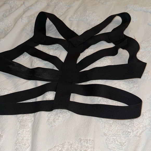 Sexy black stretch men’s chest harness - Picture 6 of 6